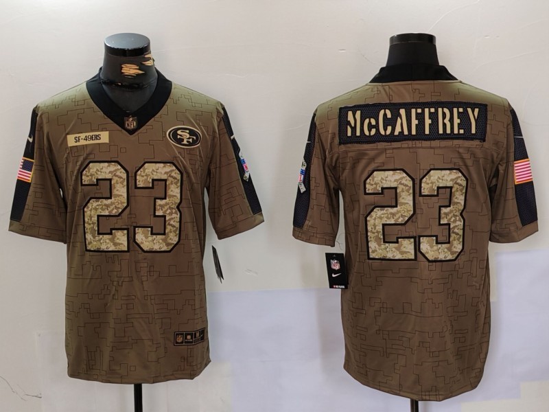 NFL 49ers City Royals McCAFFREY No. 23  baseball uniform