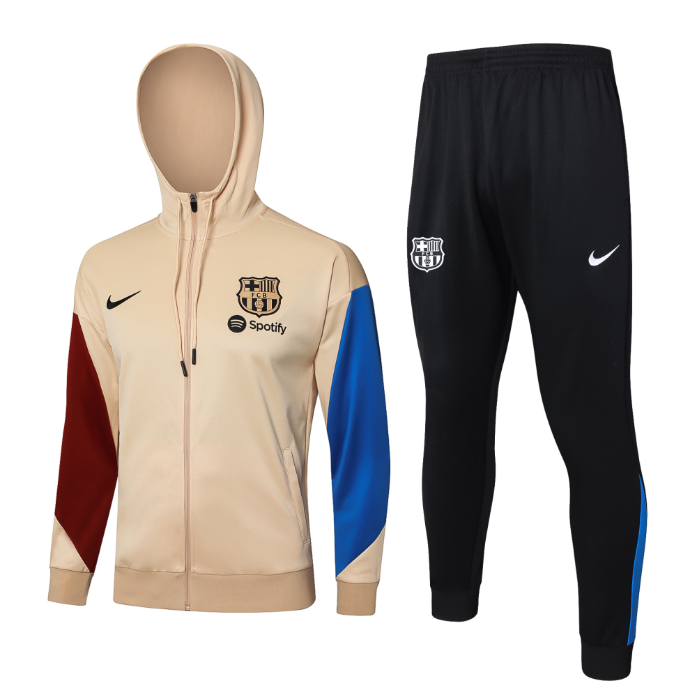 Barcelona 24-25 Adult  coat with full zipper and cap, training suit top and pants