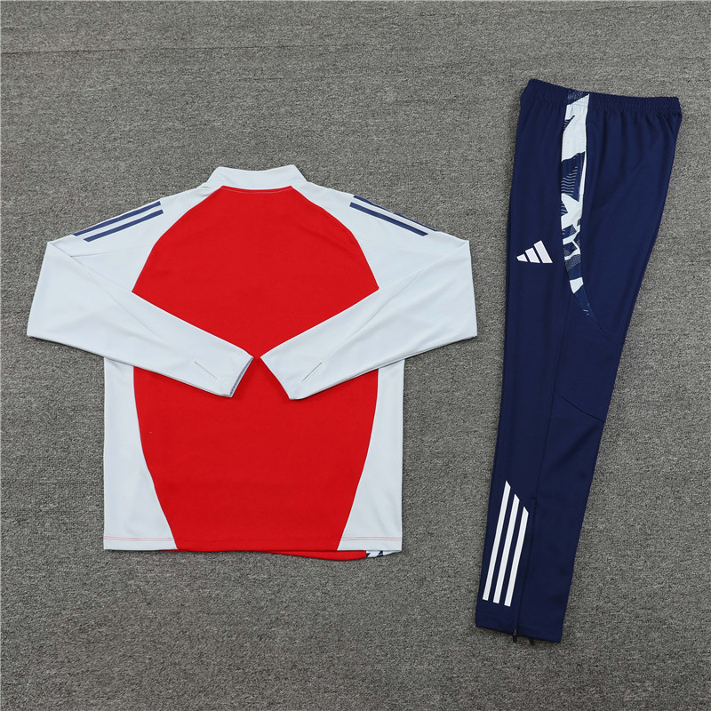 Arsenal 24/25 Adults  Long sleeves  half-zip training suit Top + pants