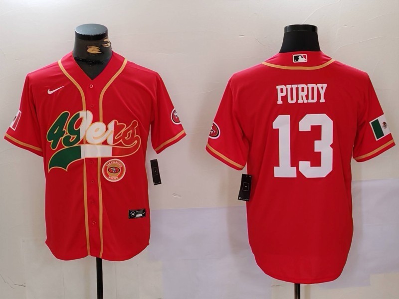 NFL 49ers City Royals PURDY No. 13  baseball uniform