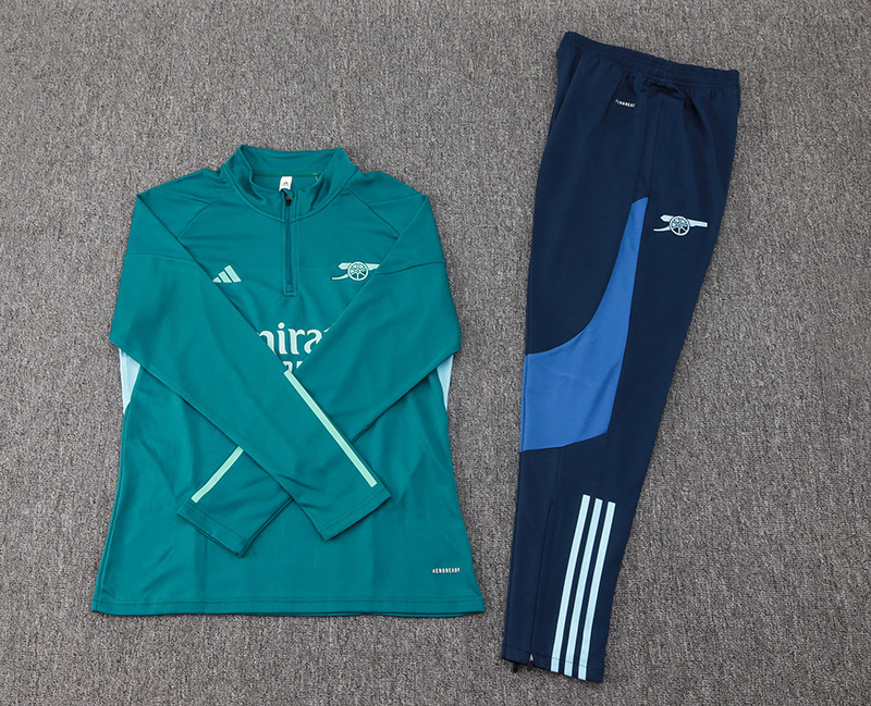 Arsenal 24/25 Adults  Long sleeves  half-zip training suit Top + pants