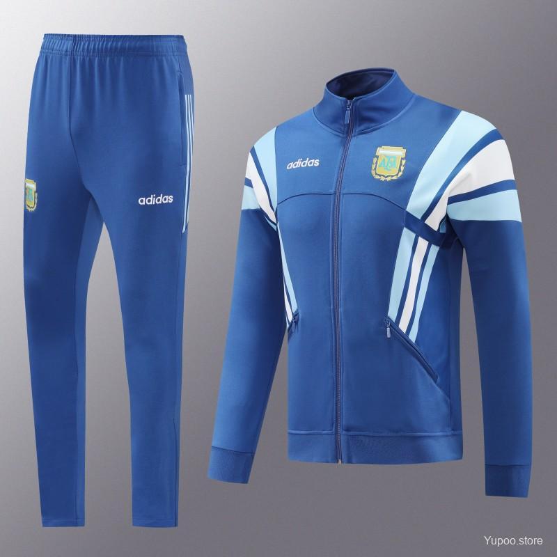 Argentina 24/25 Adults Long Zipper Training Jersey top + pants