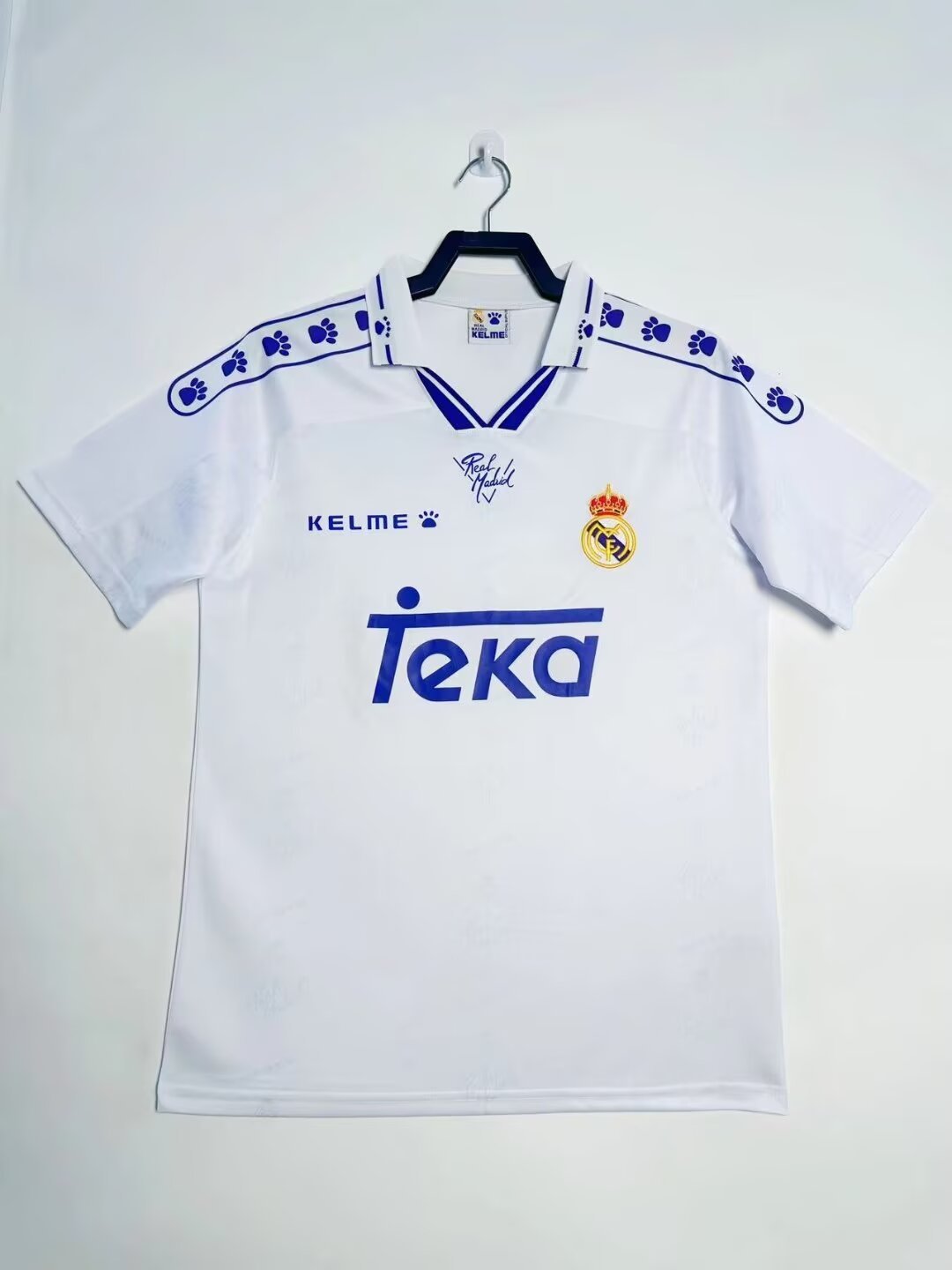 Real Madrid Retro 1994-1996 home court jersey
