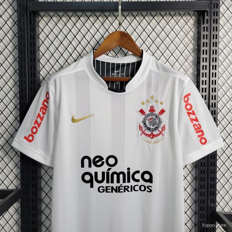 Corinthians Retro 10-11 Home Soccer Jersey