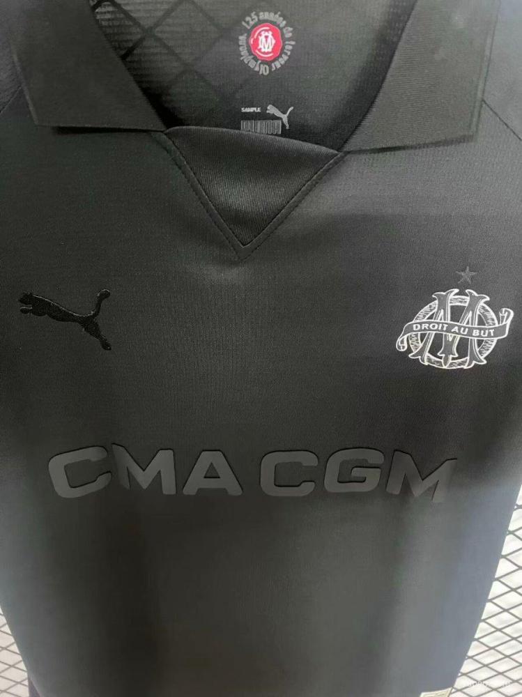 Olympique Marseille 24/25 FANS Black 125th Goalkeeper Jersey