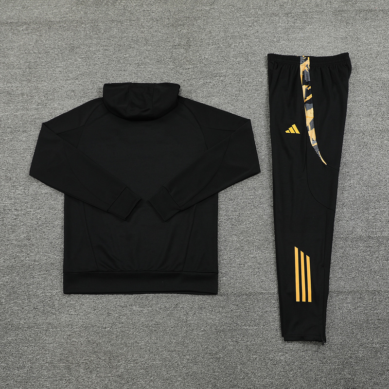 Real Madrid 24/25 Adults Long sleeves half-zip cap training suit Top + pants