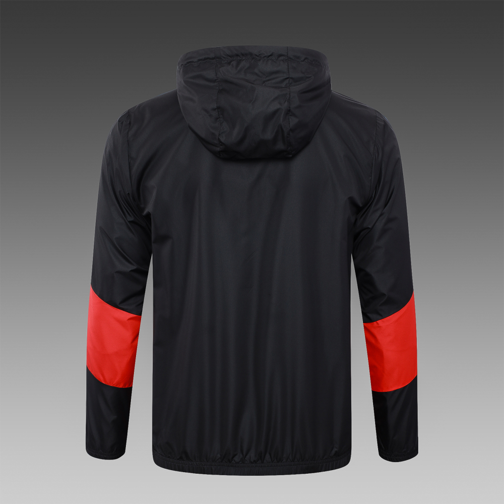 Inter Milan 24-25 Adult trench coat with full zipper and cap, training suit top and pants