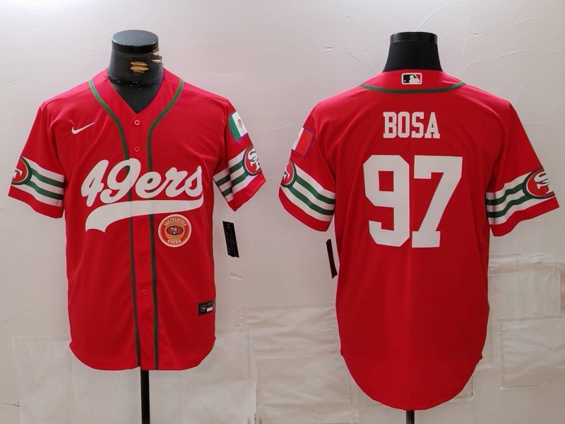 NFL  49ers City Royals  baseball uniform