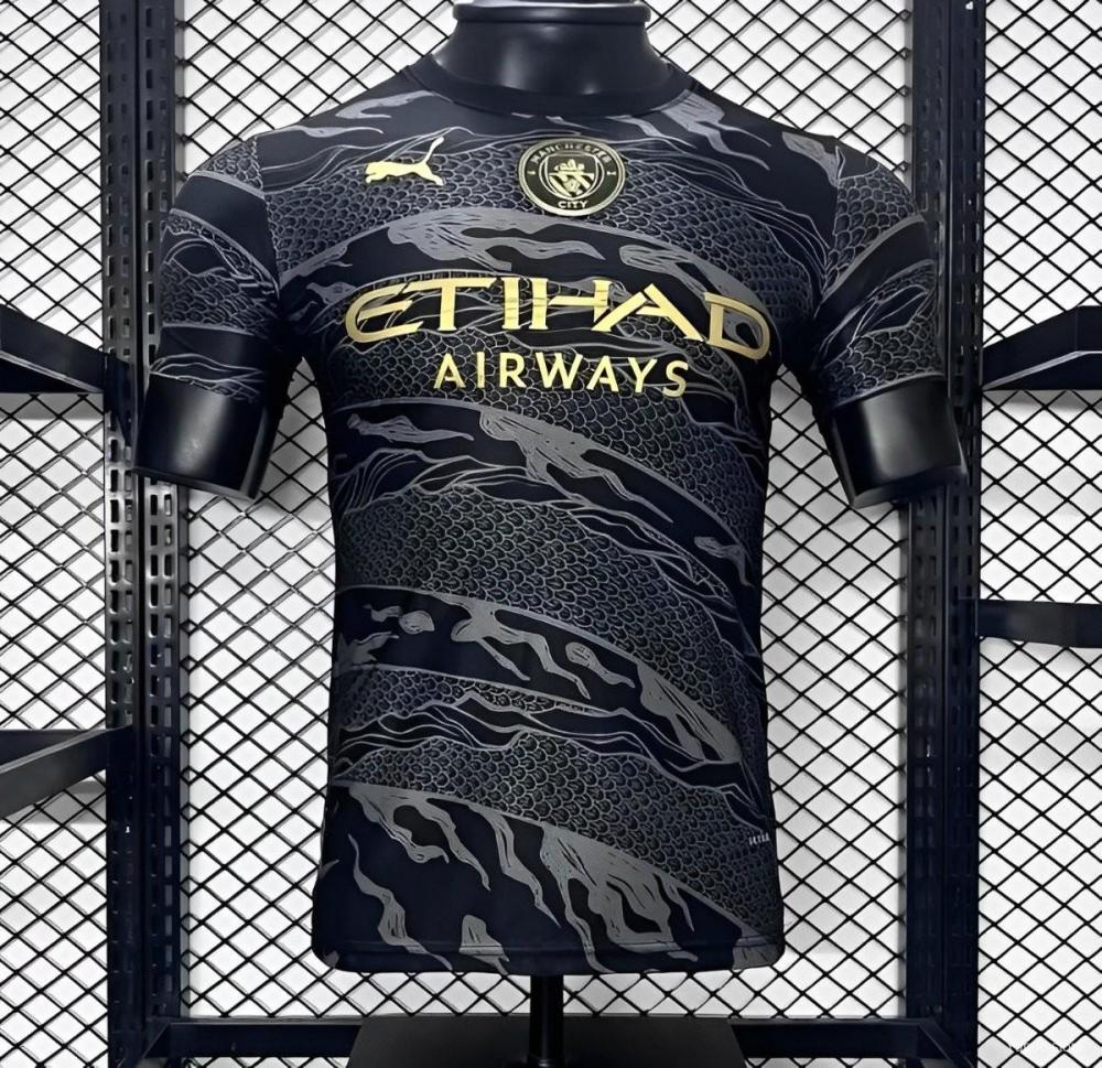 Manchester City 24/25 Black Dragon Special Jersey-Player Version