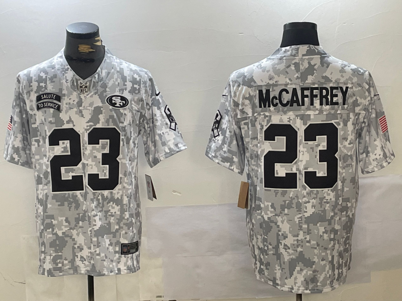 NFL 49ers City Royals McCAFFREY No. 23  baseball uniform