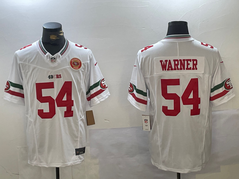 NFL 49ers City Royals WARNER No. 54  baseball uniform