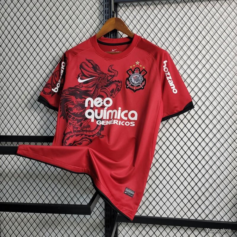 Corinthians Retro 11-12 THIRD Red Soccer Jersey