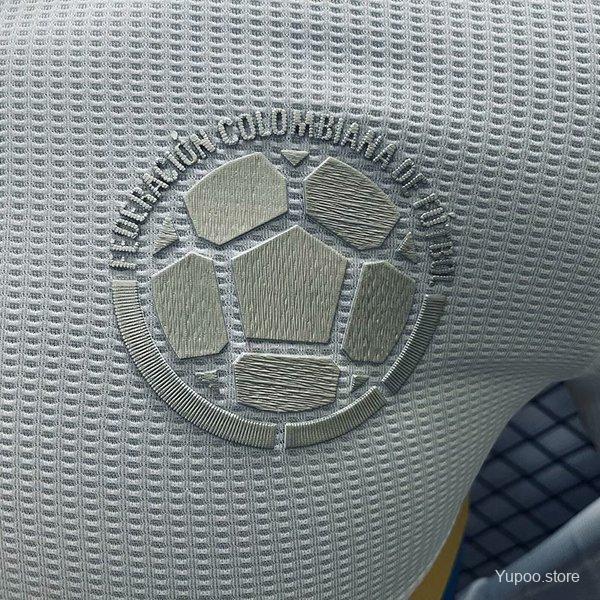 Colombia 24/25 Colombia White 100Th Anniversary Long Sleeve Jersey-Player Version