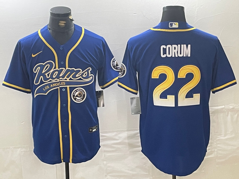 NFL Rams City Royals  baseball uniform