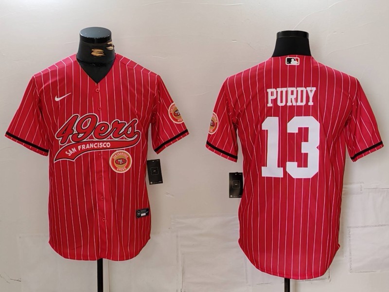 NFL 49ers City Royals PURDY No. 13  baseball uniform