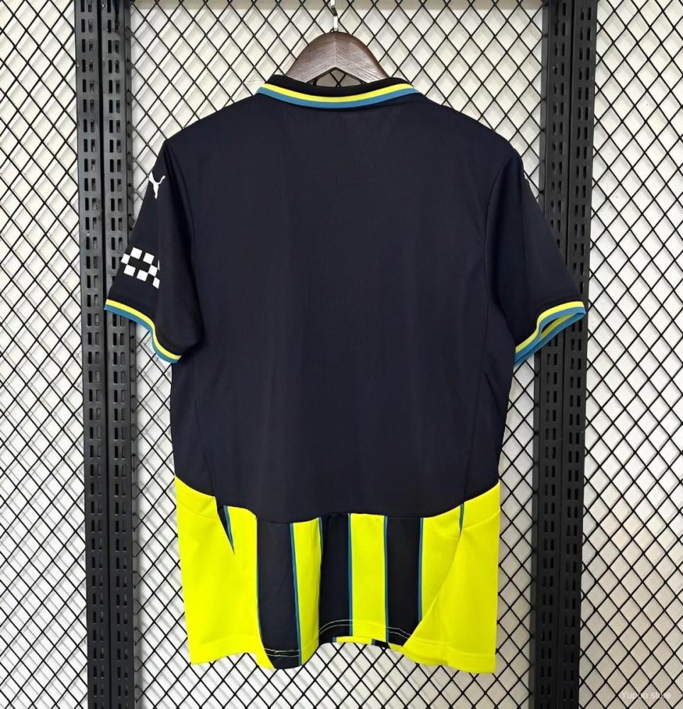 Manchester City 24/25 Away Yellow Jersey- Fans Version
