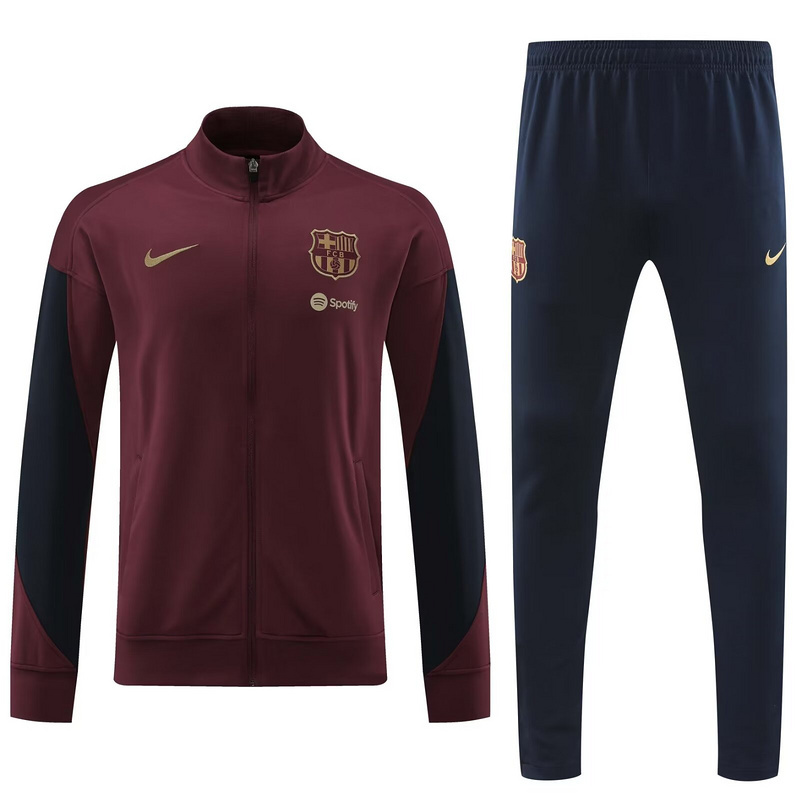 Barcelona 24-25 Adults Long Zipper Training Jersey  top + pants