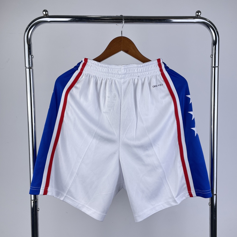 NBA 76ers 2024 Basketball Shorts