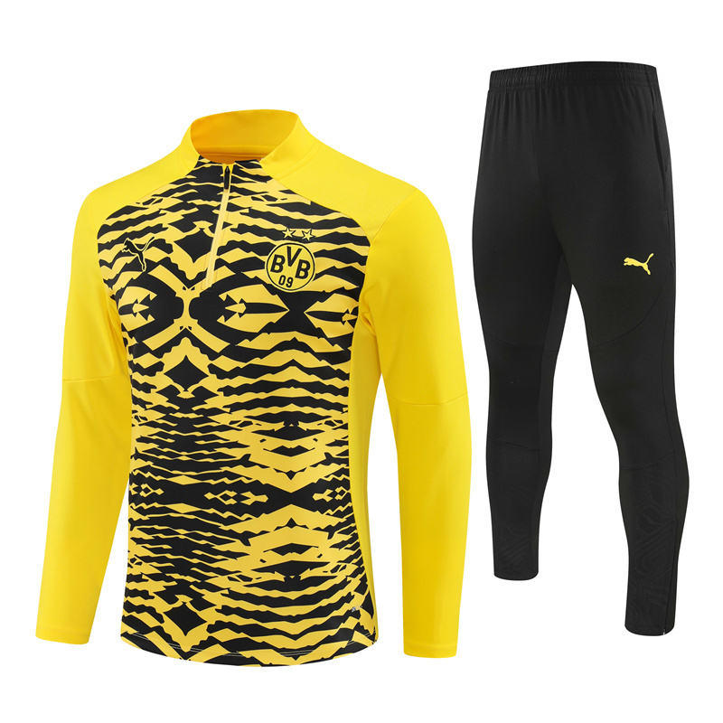 Borussia Dortmund 24-25 adult half-zip training suit Top + pants