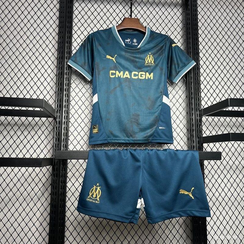 Olympique Marseille 24/25 Kids  Away Jersey