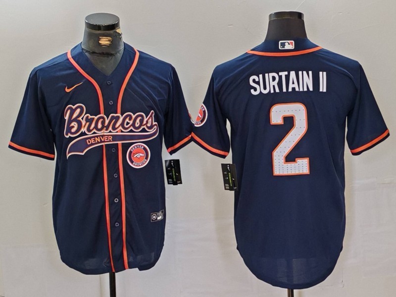 NFL Broncos City Royals  baseball uniform