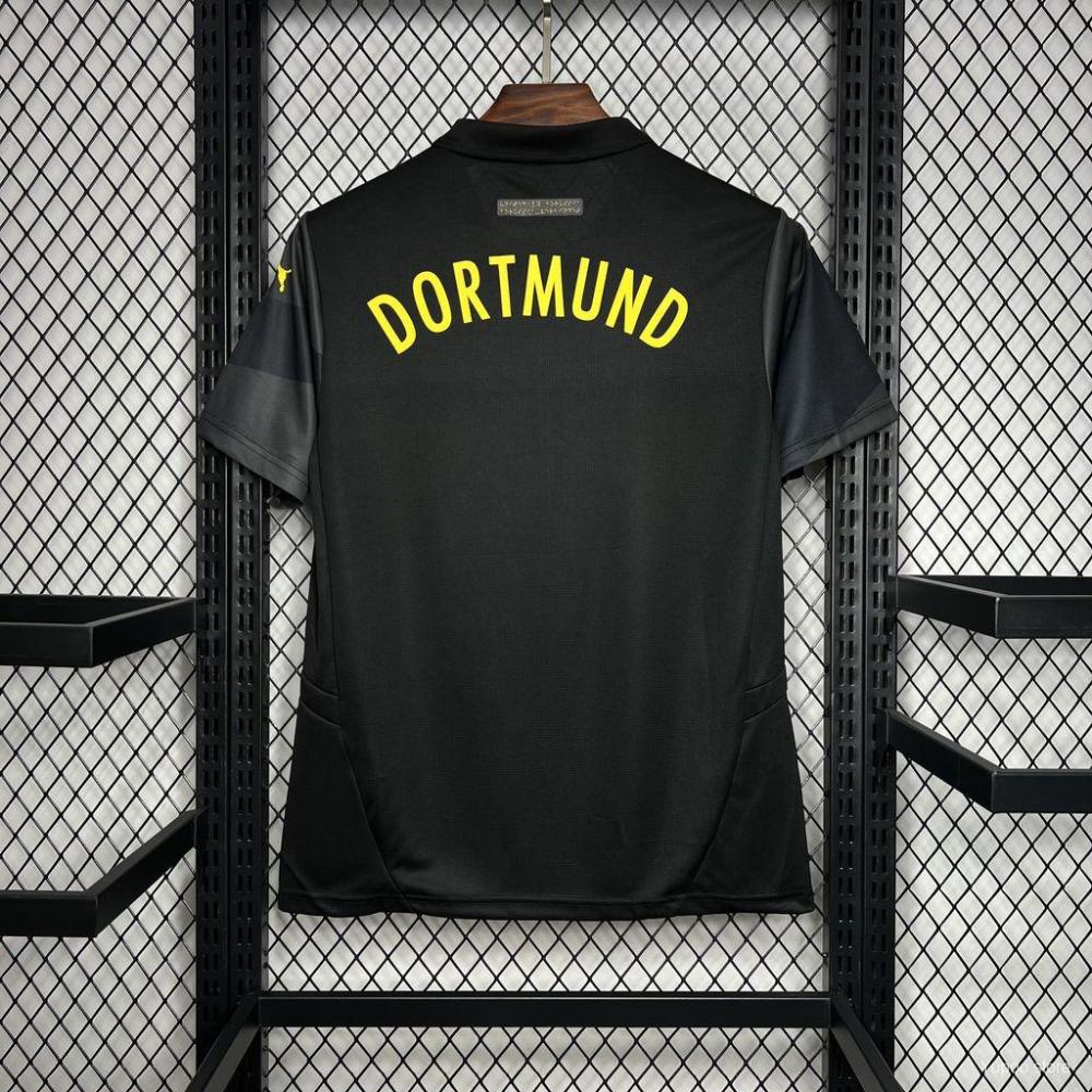 Borussia Dortmund 24/25 Away Black Jersey- Fans Version