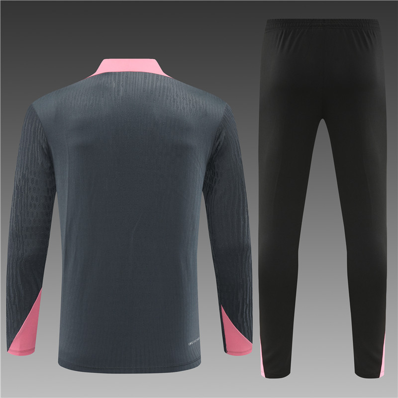 PSG  24/25 kids  Long sleeves half-zip training suit Top + pants