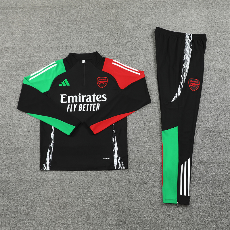 Arsenal  24/25 KIDS  Long sleeves  half-zip training suit Top + pants