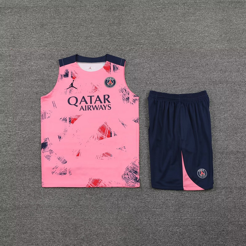 PSG 24/25 Adults sleeveless Jersey+Shorts ﻿