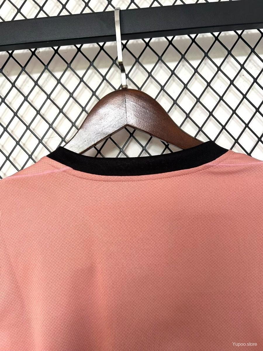 PSG 24/25  Third Pink Long Sleeve Jersey   FANS
