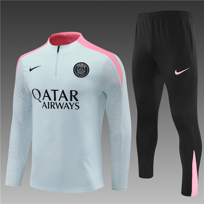 PSG  24/25 kids  Long sleeves half-zip training suit Top + pants