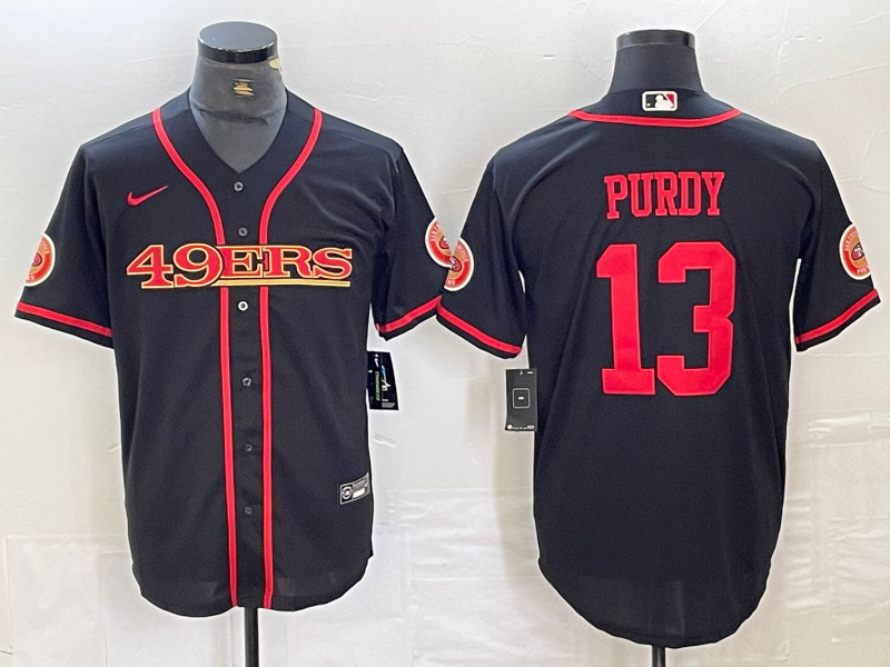 NFL 49ers City Royals PURDY No. 13  baseball uniform