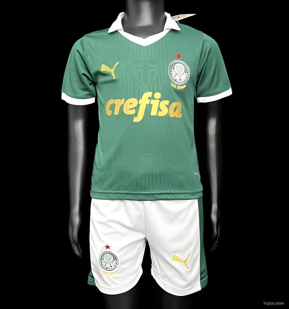 Palmeiras 24/25 KIDS Home Jersey Short sleeves+bottoms
