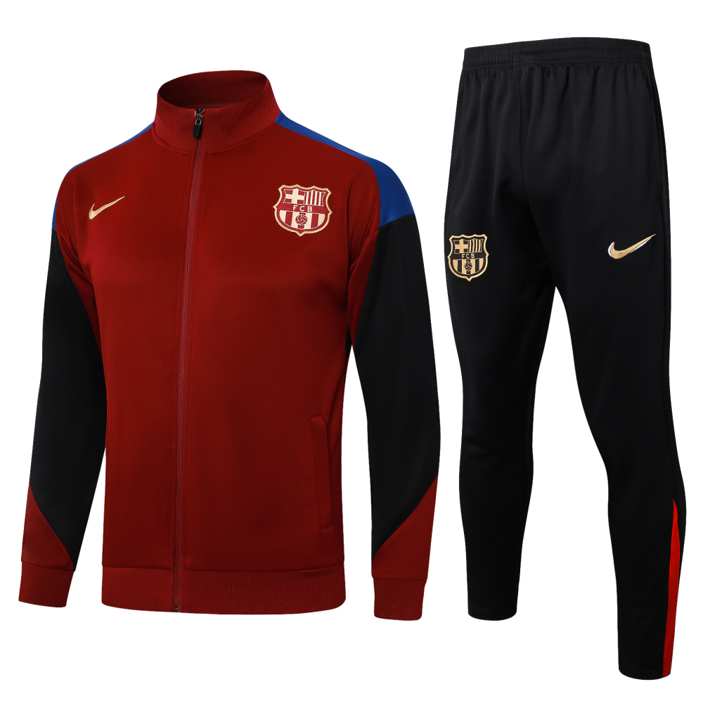 Barcelona 24-25 Adults Long Zipper Training Jersey  top + pants
