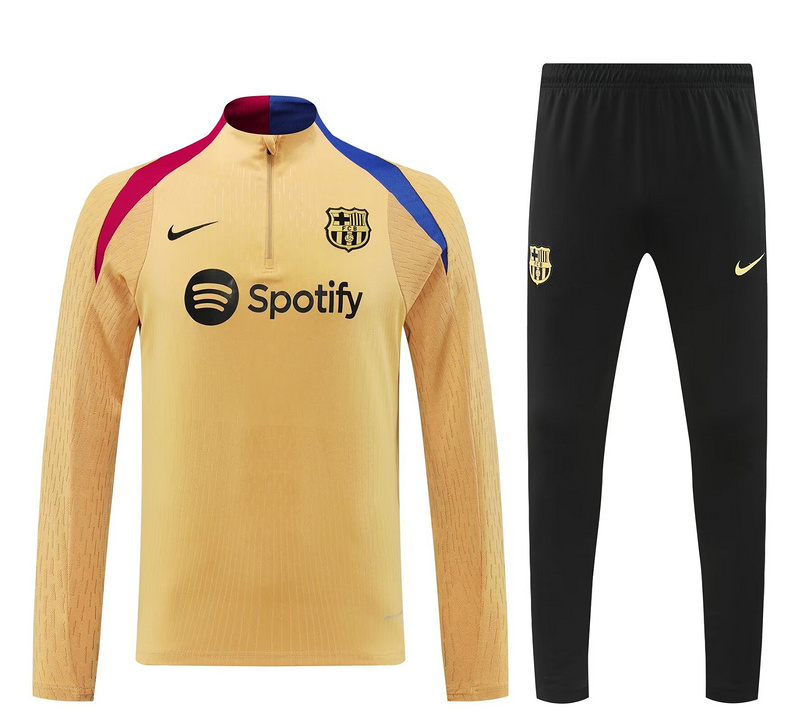 Barcelona 24/25 Adults  Long sleeves half-zip training suit Top + pants