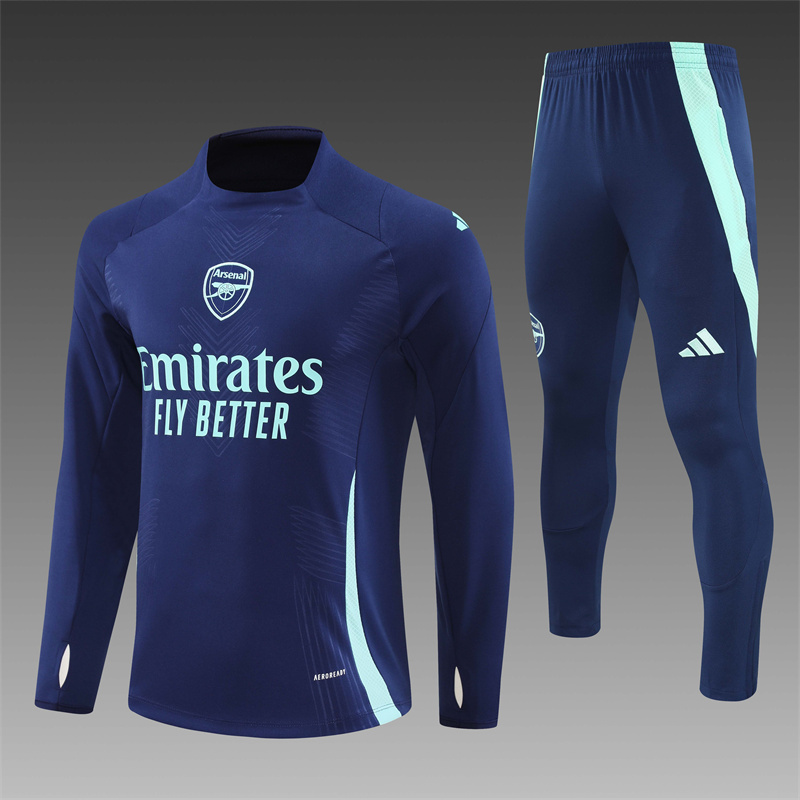 Arsenal 24/25 Adults  Long sleeves  half-zip training suit Top + pants