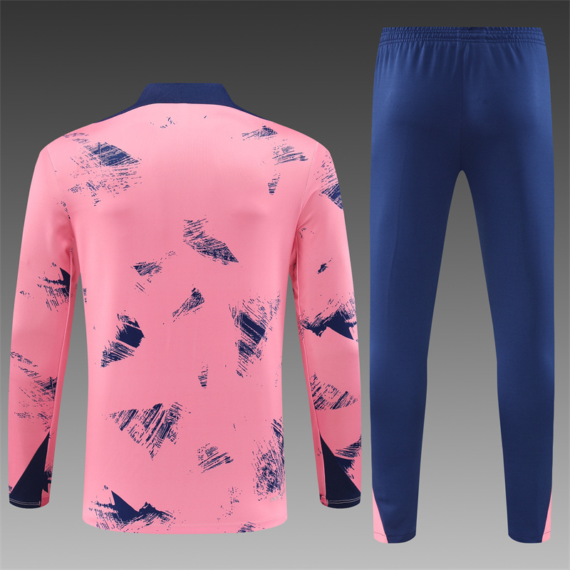 PSG  24/25 kids  Long sleeves half-zip training suit Top + pants