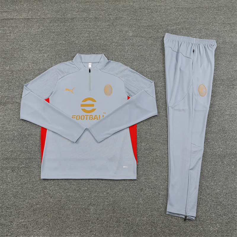 AC Milan 24-25 adult  half-zip training suit Top + pants