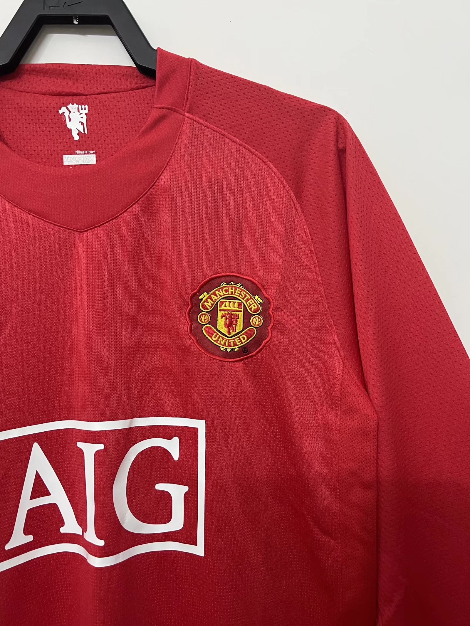 Manchester United Retro 2007-2008 season long home jersey