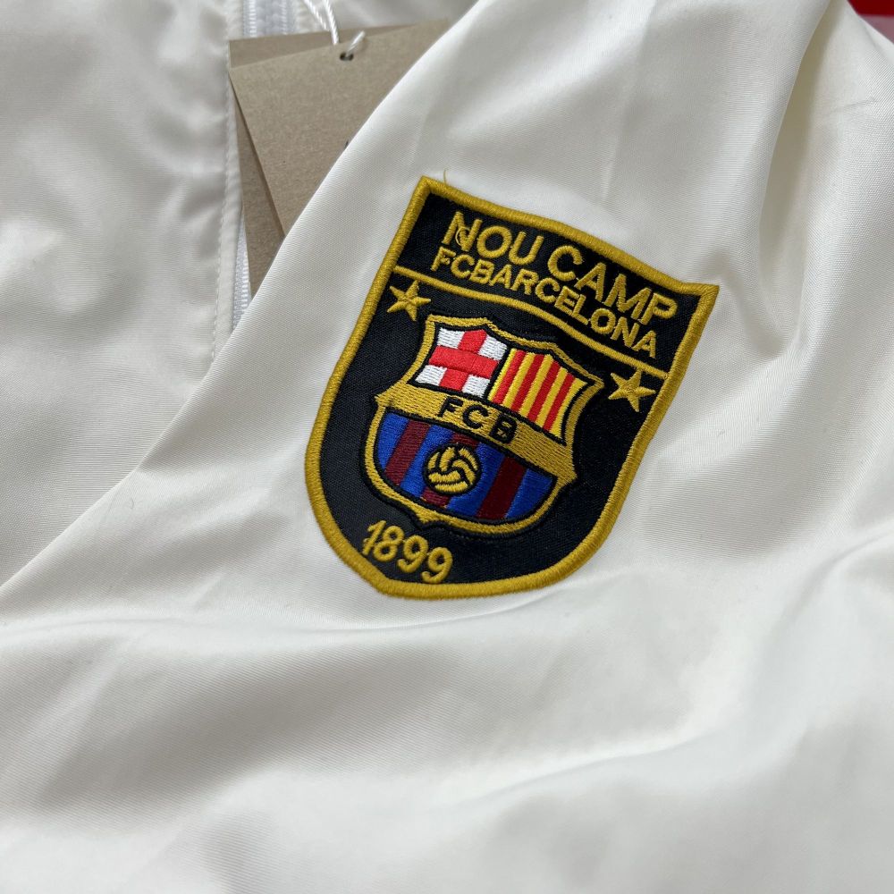 Barcelona 94-95 Retro Long sleeves zipper Windbreaker
