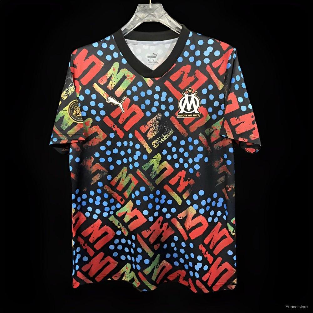 Olympique Marseille 24/25 FANS Africa Black Special Pre-Match Jersey