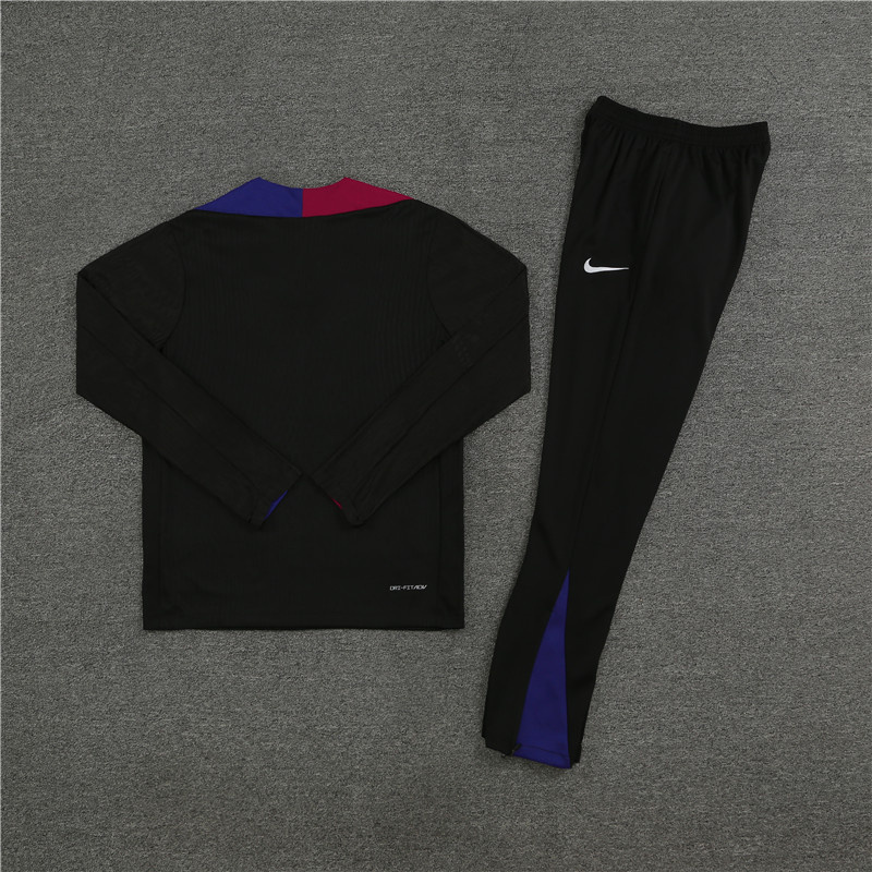 Barcelona 24/25 Adults  Long sleeves half-zip training suit Top + pants
