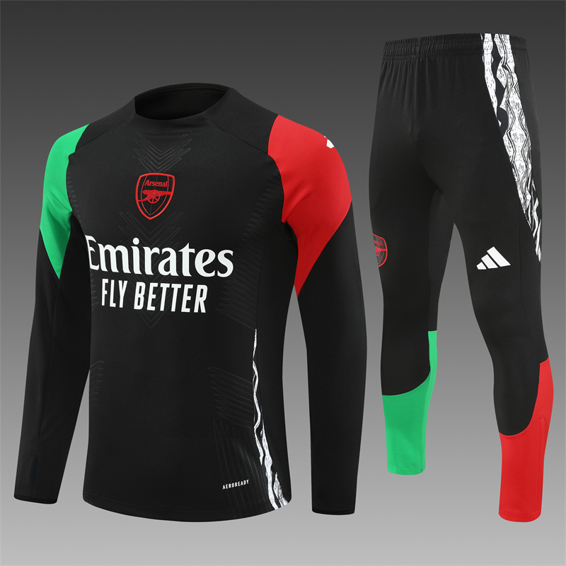 Arsenal  24/25 KIDS  Long sleeves  half-zip training suit Top + pants