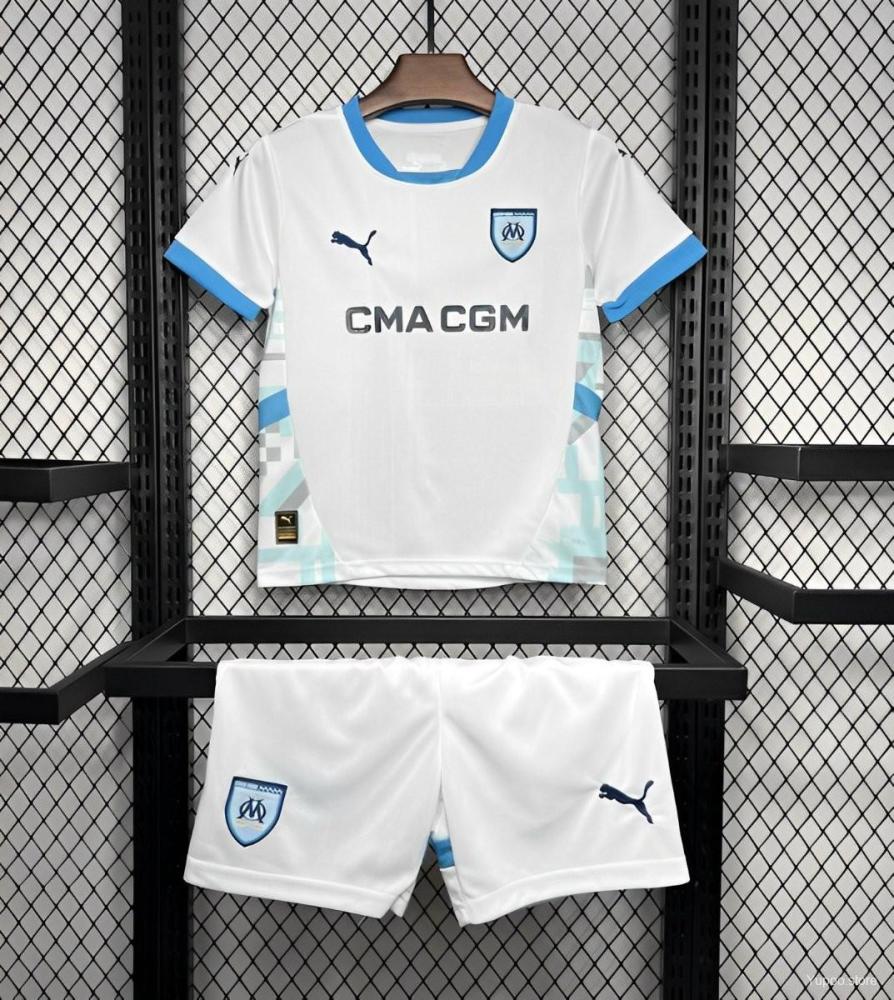 Olympique Marseille 24/25 Kids  Home Jersey Top + pants