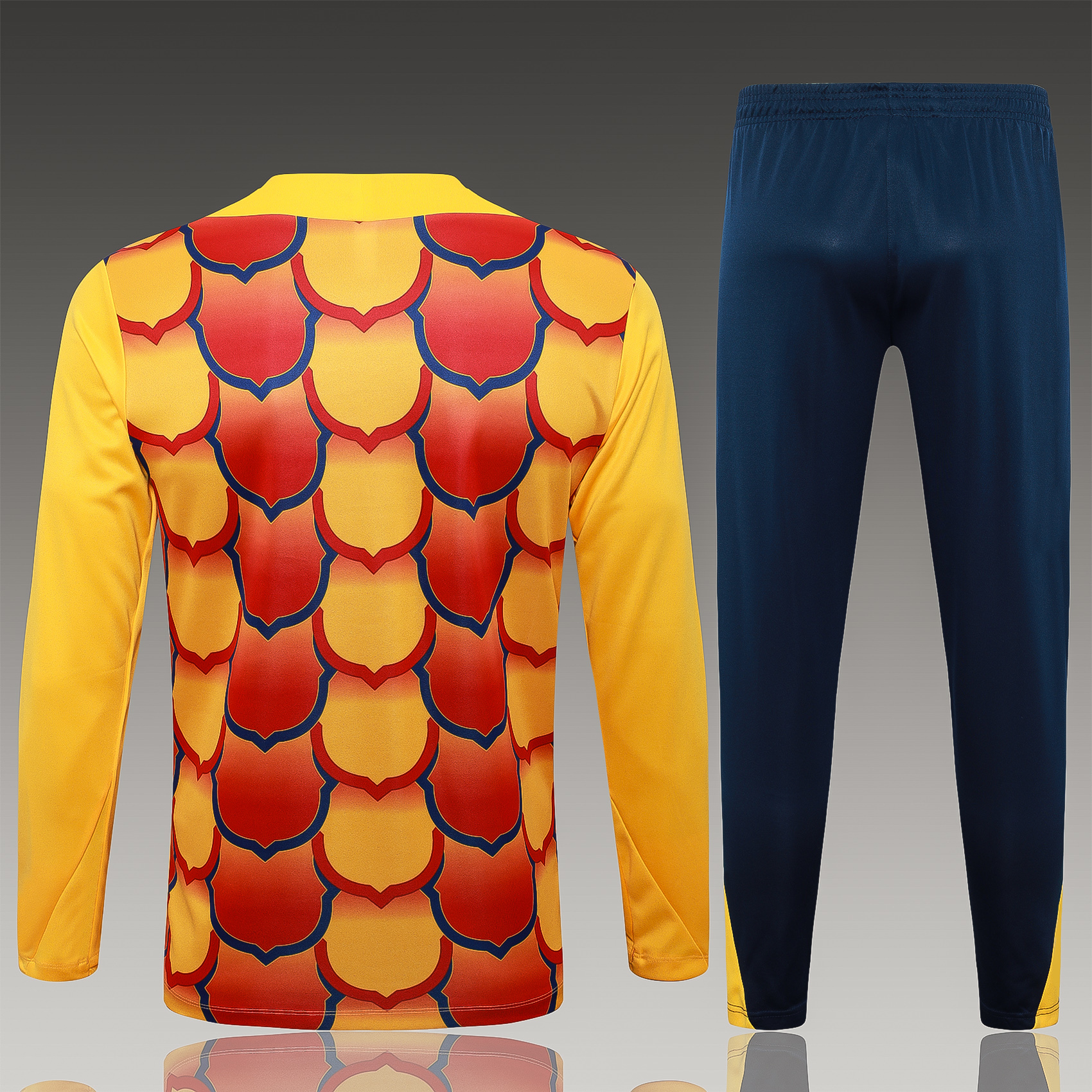 Barcelona 24/25 kids  Long sleeves half-zip training suit Top + pants