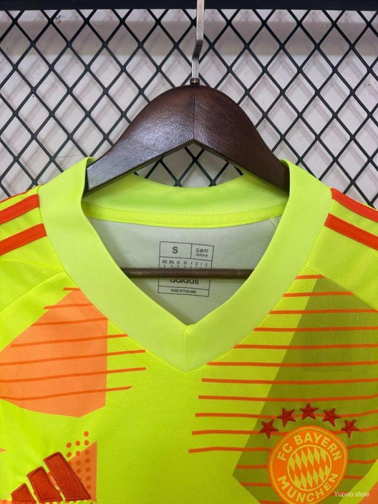 Bayern Munich 24/25 Green Goalkeeper Jersey- Fans Version