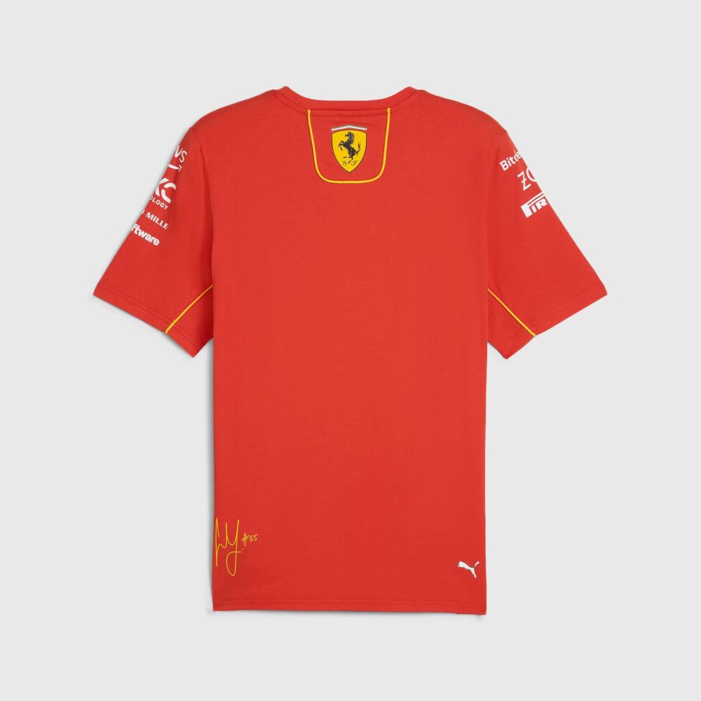 2024 Ferrari round neck No. 55 Adults jersey