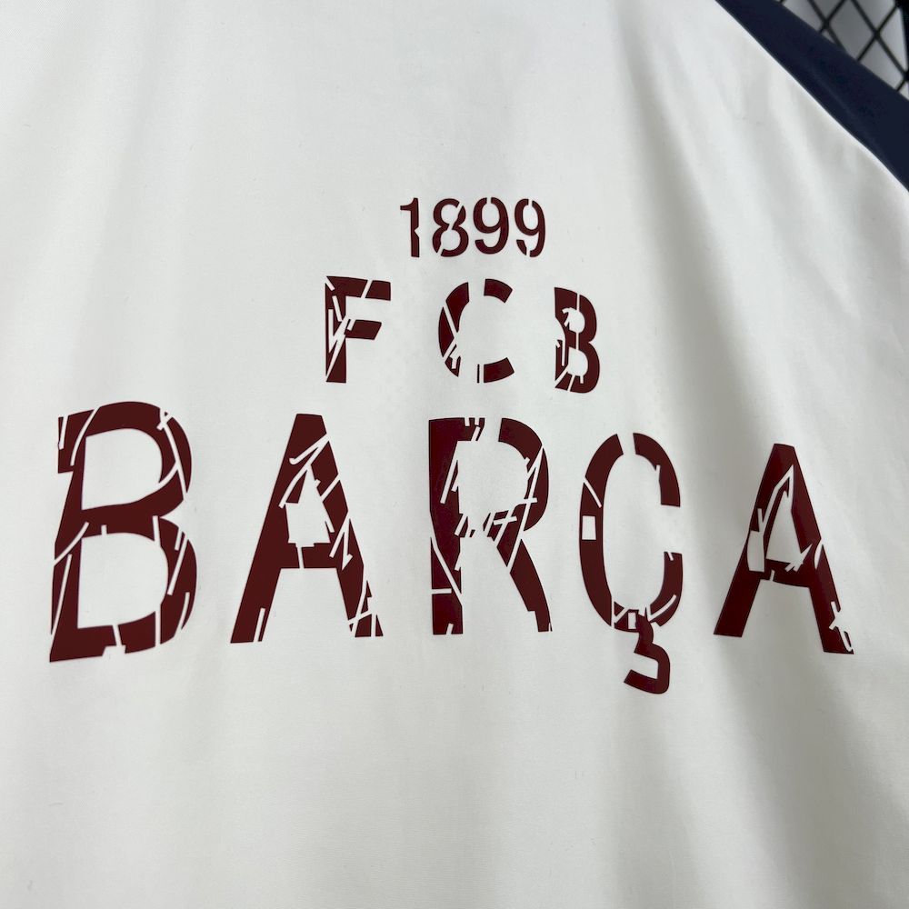 Barcelona 94-95 Retro Long sleeves zipper Windbreaker