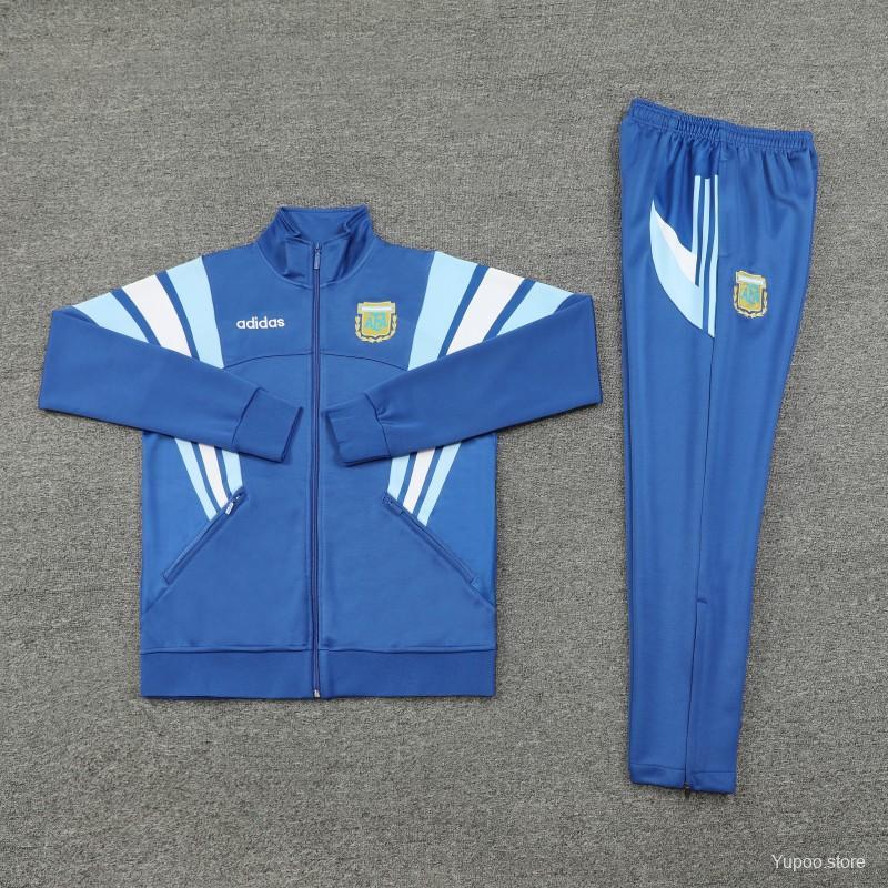 Argentina 24/25 Adults Long Zipper Training Jersey top + pants