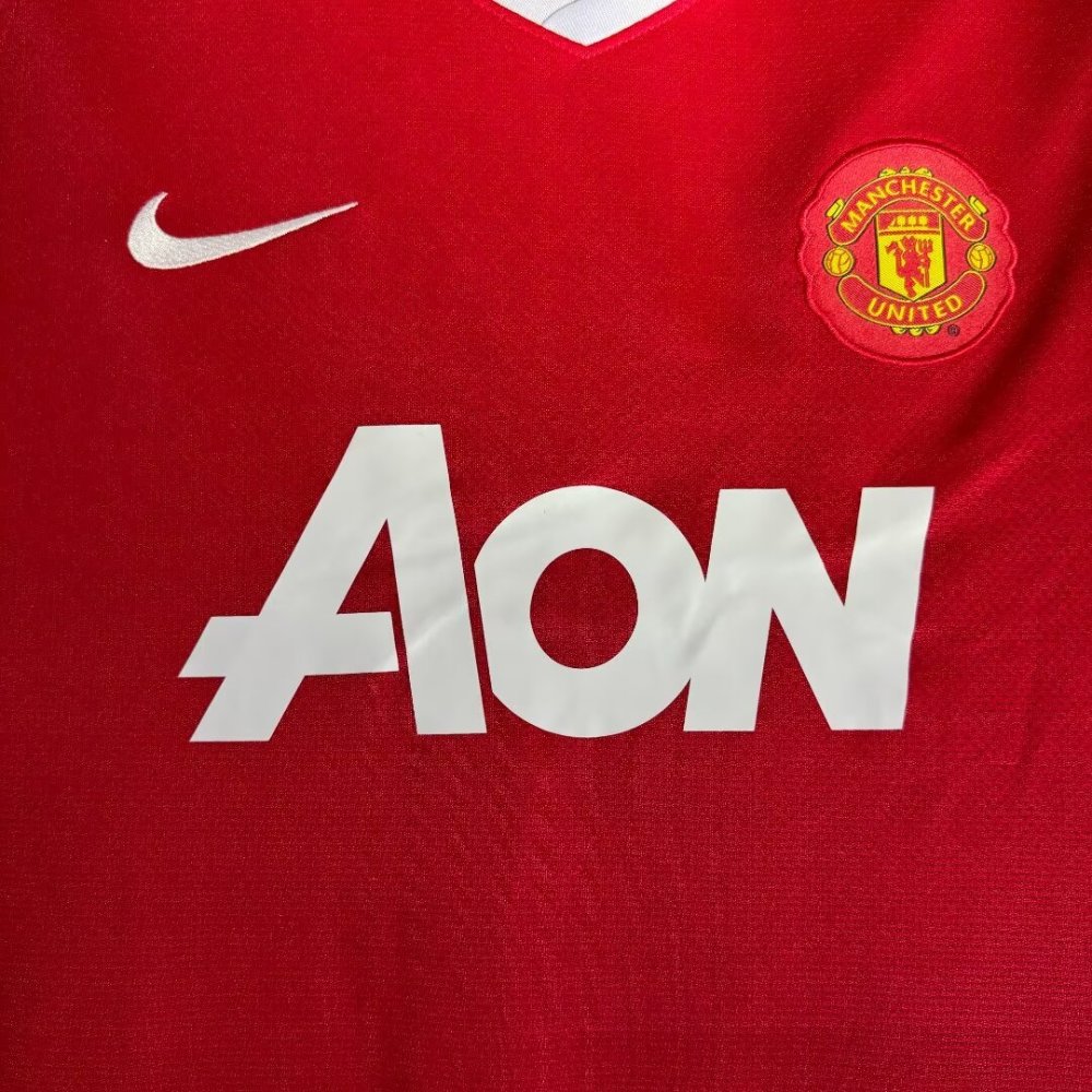 Manchester United Retro 2010-2011 season home jersey